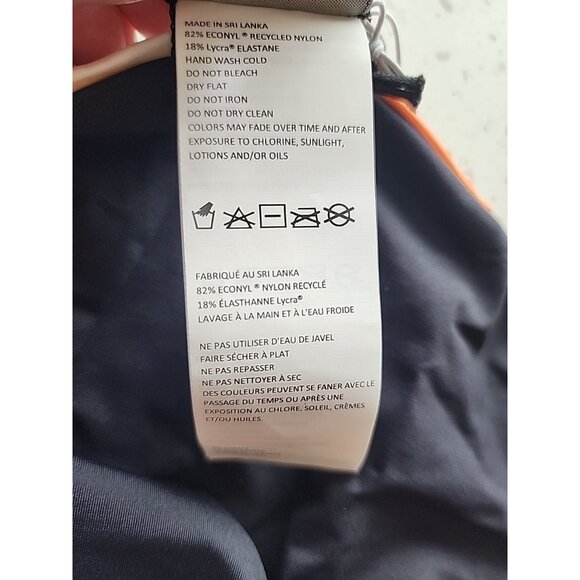 Prana Bikini Bottom Women’s Size Large Gemma Reversible Black Water Stripe NWT - Picture 5 of 5